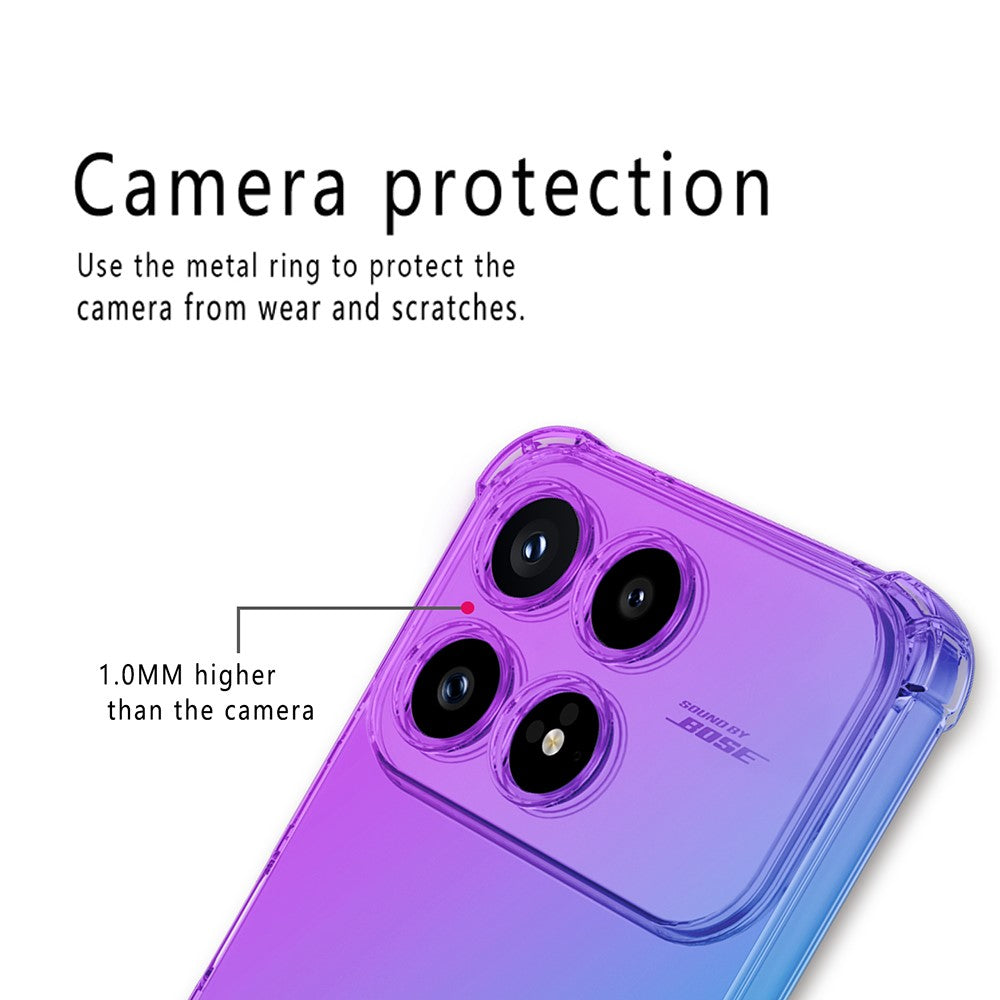For Xiaomi Redmi K90 5G  /  Poco F8 Pro 5G Case Gradient Color TPU Anti-Drop Phone Cover