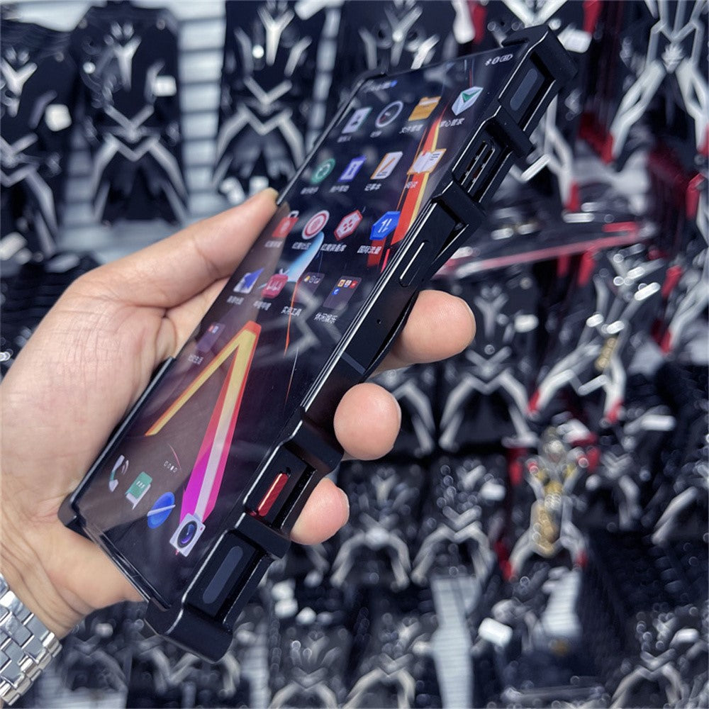 For Honor 400 Lite 5G Bumper Case Kickstand Aluminum Alloy Magnetic Phone Cover with Wrist Strap