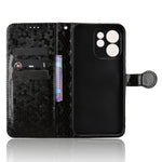 For Oppo Reno15 Pro Max 5G (Global) / Reno15 Pro 5G (China) Wallet Case Dot Pattern Imprint PU Leather Phone Cover with Wrist Strap
