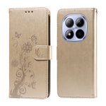 For Xiaomi Redmi Note 15 Pro 4G (Global) Leather Case Butterfly Floral Imprint Wallet Stand Cover
