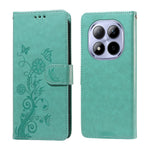 For Xiaomi Redmi Note 15 Pro 4G (Global) Leather Case Butterfly Floral Imprint Wallet Stand Cover