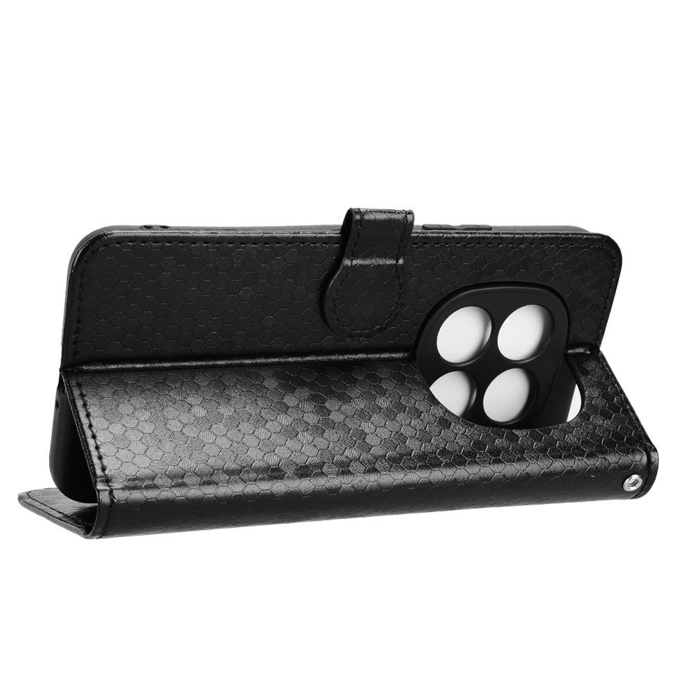 For Xiaomi Redmi Note 15 Pro 4G (Global) Wallet Case Dot Pattern Imprint PU Leather Phone Cover with Wrist Strap