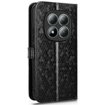 For Xiaomi Redmi Note 15 Pro 4G (Global) Wallet Case Dot Pattern Imprint PU Leather Phone Cover with Wrist Strap