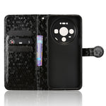 Wallet Case For Huawei Mate 80  /  Mate 80 Pro Dot Pattern Imprint PU Leather Phone Cover with Wrist Strap