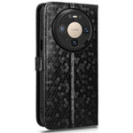 Wallet Case For Huawei Mate 80  /  Mate 80 Pro Dot Pattern Imprint PU Leather Phone Cover with Wrist Strap