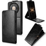For Huawei Mate 80 / Mate 80 Pro Stand Case Magnetic Clasp Vertical Flip Leather Phone Cover with Card Holder