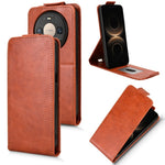 For Huawei Mate 80 / Mate 80 Pro Stand Case Magnetic Clasp Vertical Flip Leather Phone Cover with Card Holder