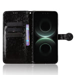 For Huawei Mate 80 Pro Max Wallet Case Dot Pattern Imprint PU Leather Phone Cover with Wrist Strap