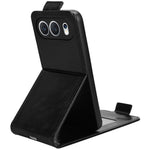 For Honor 500 5G Stand Case Magnetic Clasp Vertical Flip Leather Phone Cover with Card Holder