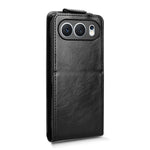 For Honor 500 5G Stand Case Magnetic Clasp Vertical Flip Leather Phone Cover with Card Holder