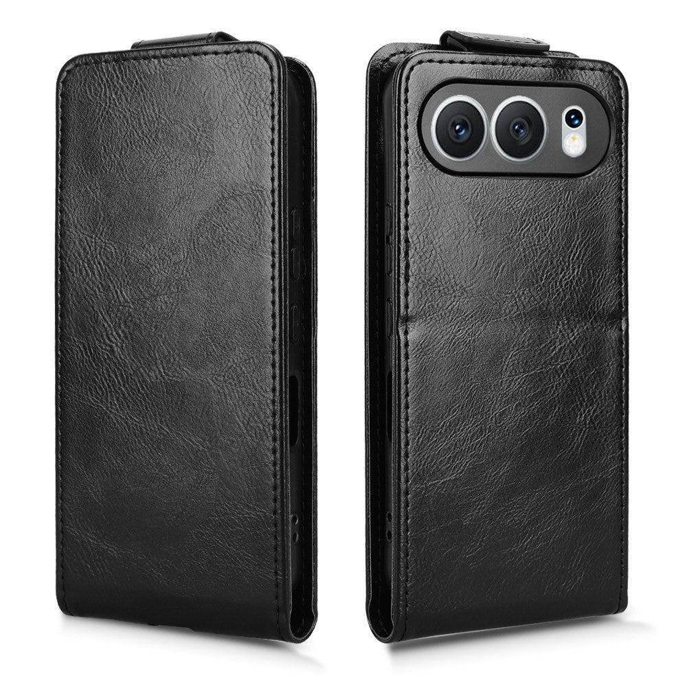 For Honor 500 5G Stand Case Magnetic Clasp Vertical Flip Leather Phone Cover with Card Holder