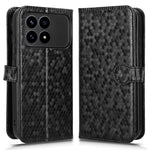 For Xiaomi Redmi K90 5G  /  Poco F8 Pro 5G Wallet Case Dot Pattern Imprint PU Leather Phone Cover with Wrist Strap