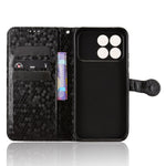 For Xiaomi Redmi K90 5G  /  Poco F8 Pro 5G Wallet Case Dot Pattern Imprint PU Leather Phone Cover with Wrist Strap