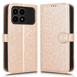 For Xiaomi Redmi K90 5G  /  Poco F8 Pro 5G Wallet Case Dot Pattern Imprint PU Leather Phone Cover with Wrist Strap