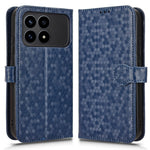 For Xiaomi Redmi K90 5G  /  Poco F8 Pro 5G Wallet Case Dot Pattern Imprint PU Leather Phone Cover with Wrist Strap