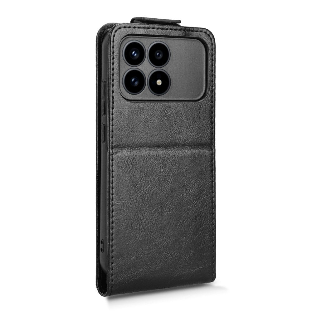 For Xiaomi Poco F8 Pro 5G / Redmi K90 5G Stand Case Magnetic Clasp Vertical Flip Leather Phone Cover with Card Holder