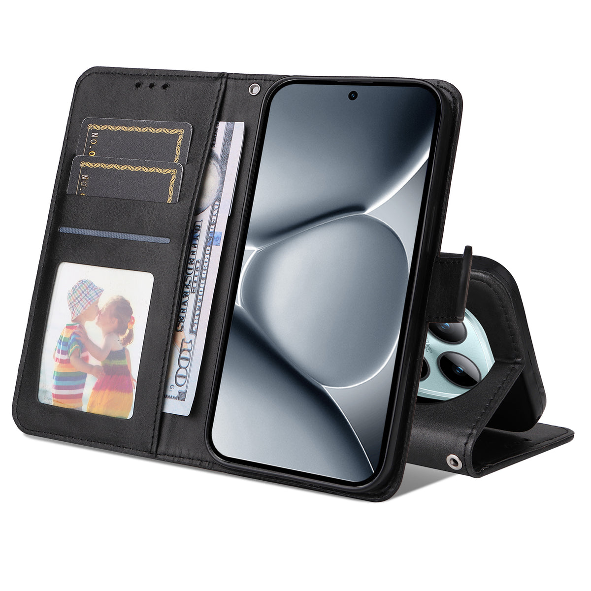 Xiaomi Poco M8 Pro 5G / Redmi Note 15 Pro+ 5G (Global) Plånboksfodral PU-läder Folio Flip-fodral