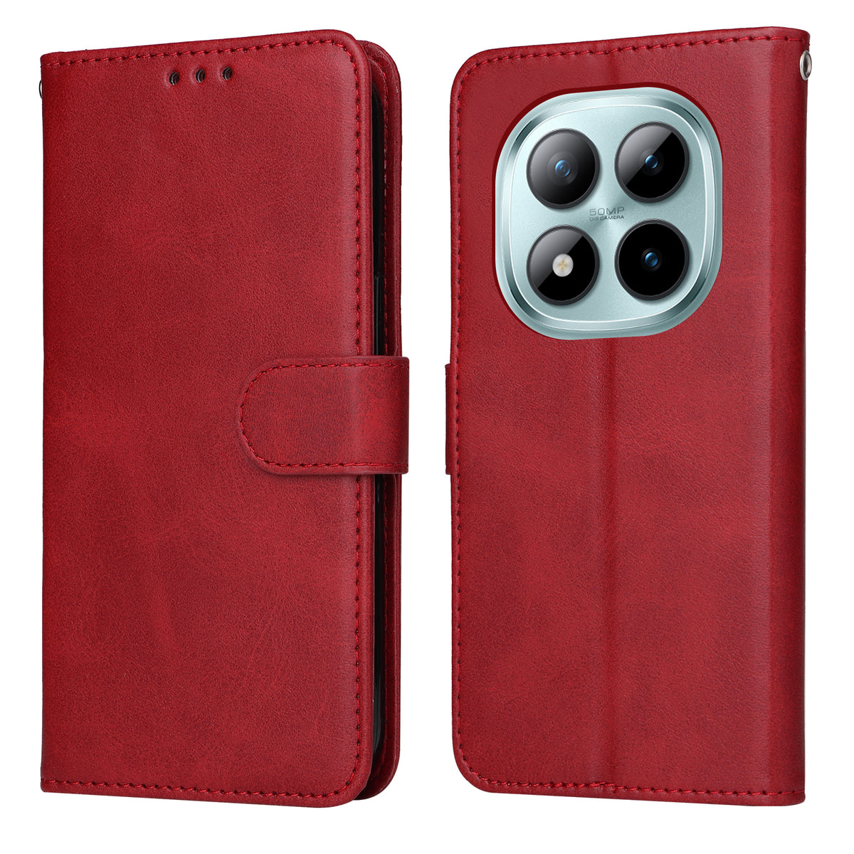 Xiaomi Poco M8 Pro 5G / Redmi Note 15 Pro+ 5G (Global) Plånboksfodral PU-läder Folio Flip-fodral