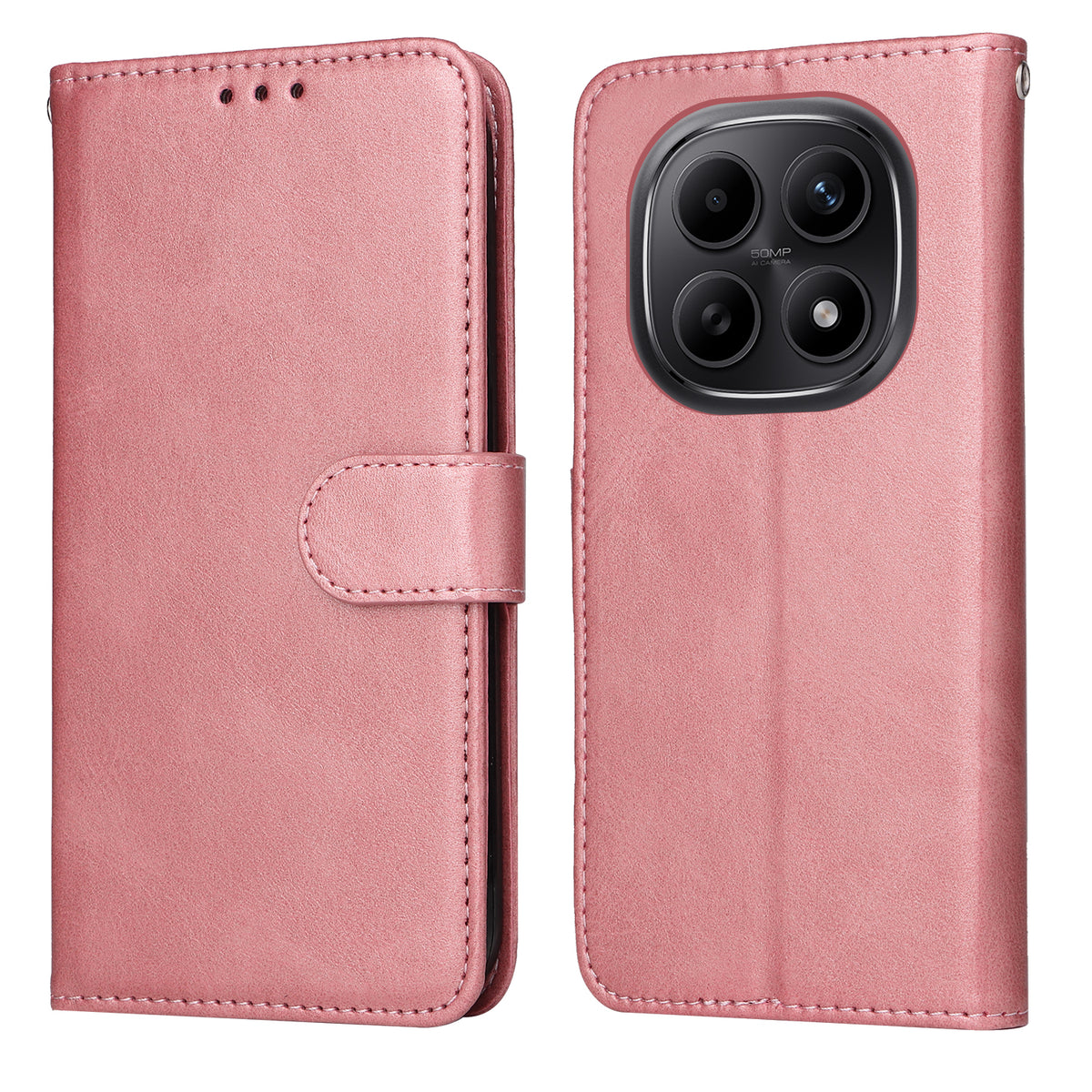 For Xiaomi Poco M8 5G / Redmi Note 15 5G (Global) / 15 4G (Global) Case Wallet PU Leather Folio Flip Phone Cover