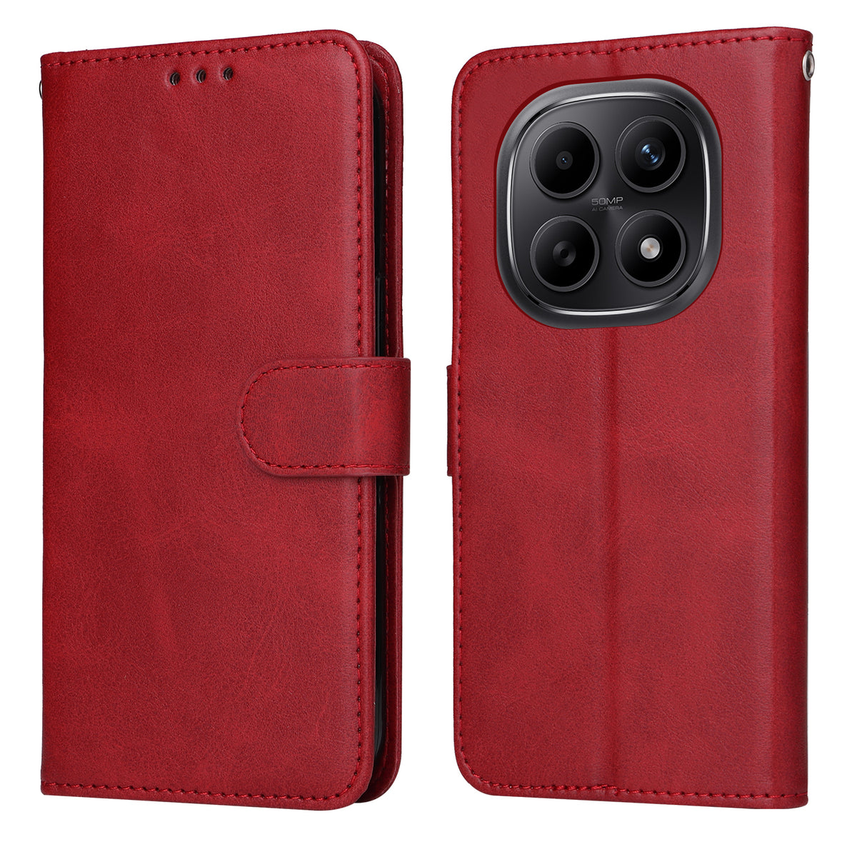 For Xiaomi Poco M8 5G / Redmi Note 15 5G (Global) / 15 4G (Global) Case Wallet PU Leather Folio Flip Phone Cover