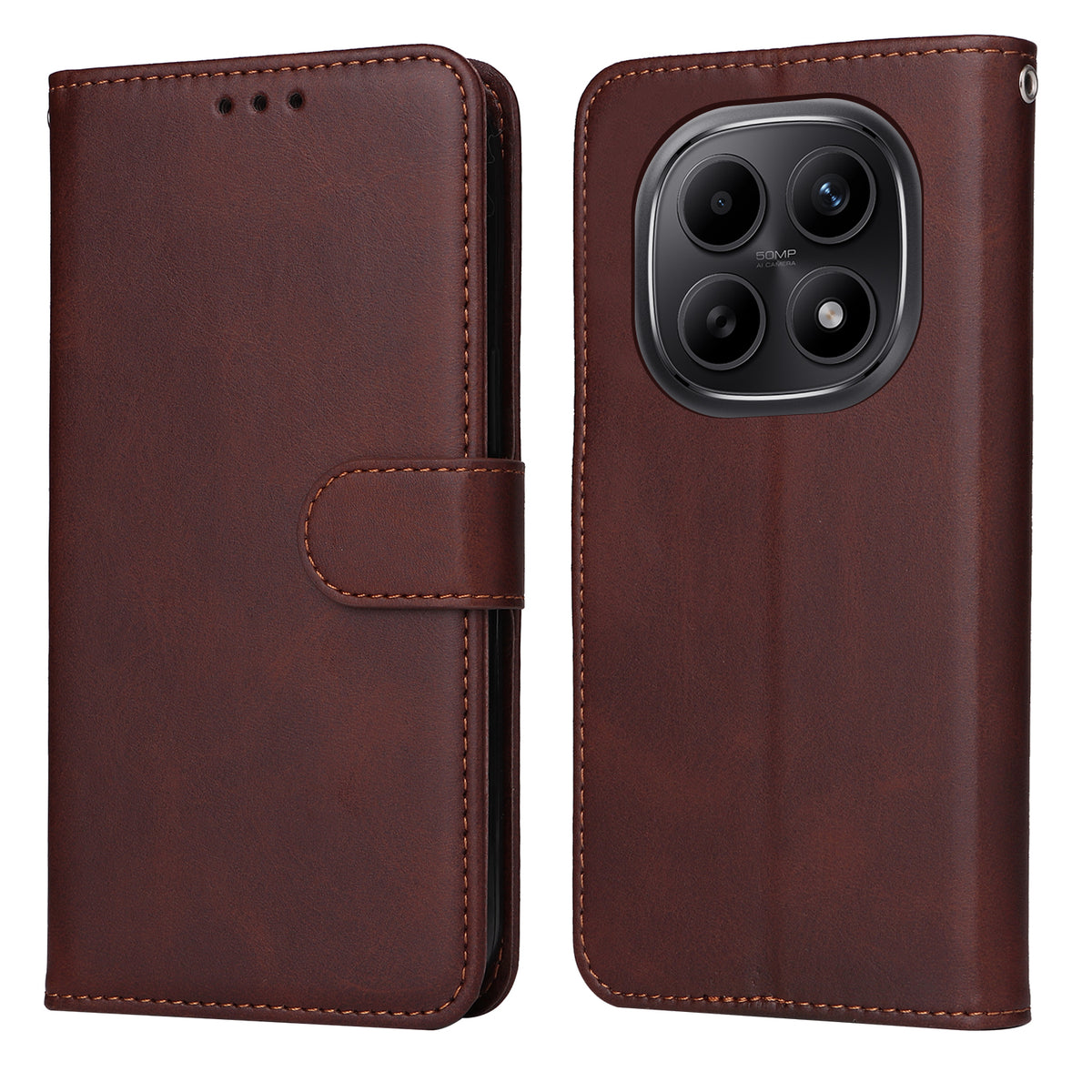 For Xiaomi Poco M8 5G / Redmi Note 15 5G (Global) / 15 4G (Global) Case Wallet PU Leather Folio Flip Phone Cover
