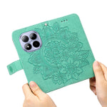 For Xiaomi Redmi Note 15 Pro 4G (Global) Case Floral Pattern PU Leather Wallet Stand Phone Cover