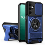 Samsung Galaxy A18 5G / A18 4G / A17 5G / A17 4G Magnetiskt skal Ringhållare Vikbart Stöd TPU PC mobilskal med Kameralinsreglage