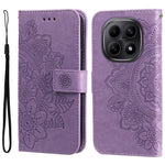 For Xiaomi Poco M8 5G / Redmi Note 15 5G (Global) / 15 4G (Global) Case Floral Pattern PU Leather Wallet Stand Phone Cover