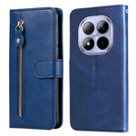 For Xiaomi Redmi Note 15 Pro 4G (Global) PU Leather Cases with Zipper Pocket Wallet Phone Cover Stand