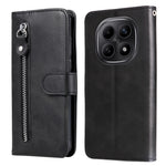 Xiaomi Poco M8 5G / Redmi Note 15 5G (Global) / 15 4G (Global) PU-läderfodral med dragkedja och plånboksfodral, stativ