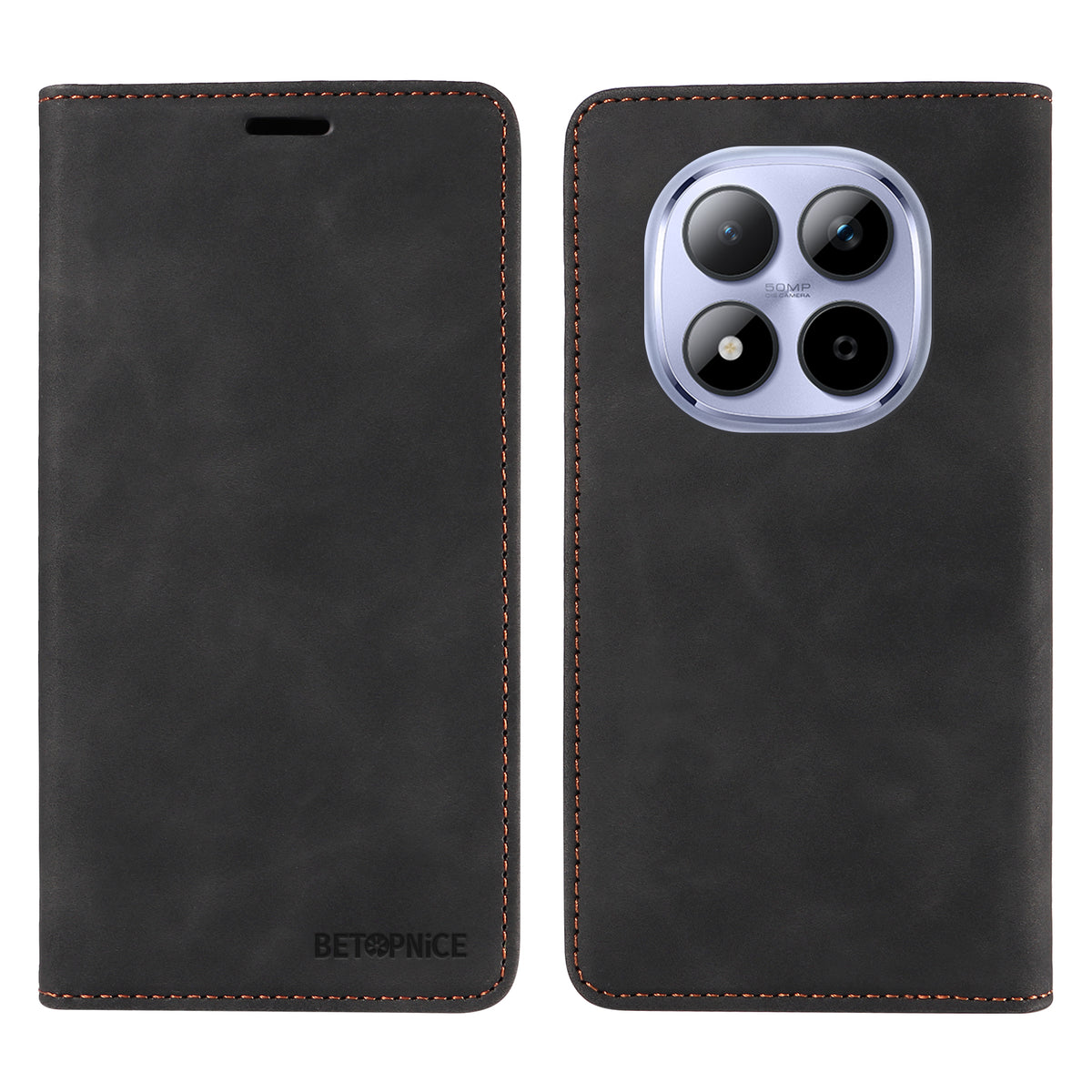 BETOPNICE For Xiaomi Redmi Note 15 Pro 4G (Global) Case  Magnetic Closure RFID Blocking Wallet Stand Leather Phone Cover