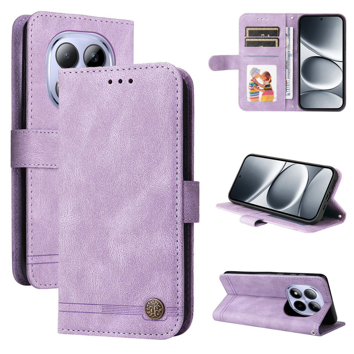 For Xiaomi Redmi Note 15 Pro 4G (Global) Leather Wallet Cases Skin Touch Phone Cover Stand with Strap