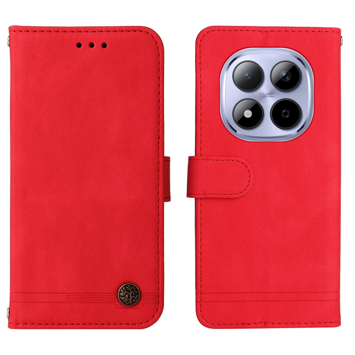For Xiaomi Redmi Note 15 Pro 4G (Global) Leather Wallet Cases Skin Touch Phone Cover Stand with Strap
