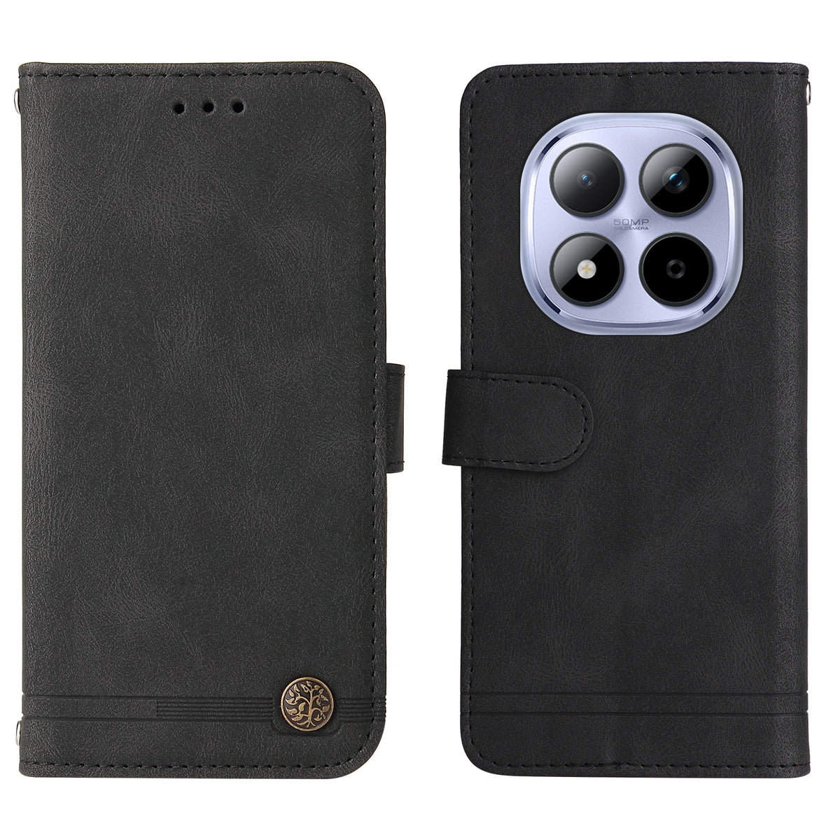 For Xiaomi Redmi Note 15 Pro 4G (Global) Leather Wallet Cases Skin Touch Phone Cover Stand with Strap