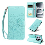 For Xiaomi Redmi Note 15 Pro 4G (Global) Case RFID Blocking Imprinted Dog Pattern PU Leather Phone Cover with Wrist Strap