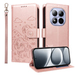 For Xiaomi Redmi Note 15 Pro 4G (Global) Case RFID Blocking Imprinted Dog Pattern PU Leather Phone Cover with Wrist Strap