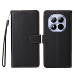 For Xiaomi Redmi Note 15 Pro 4G (Global) Case RFID Blocking 3 Card Slots PU Leather Phone Cover with Wrist Strap