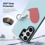 DUX DUCIS Til Samsung Galaxy S26 Ultra Etui Luvy Serie PU Læder + TPU + PC Telefon Bagcover med Fingerring / Håndledsrem