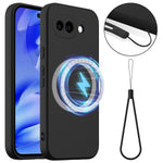 Til Google Pixel 10a Magnetisk Cover Stødsikkert Flydende Silikone Telefoncover