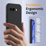 Til Google Pixel 10a Magnetisk Cover Stødsikkert Flydende Silikone Telefoncover