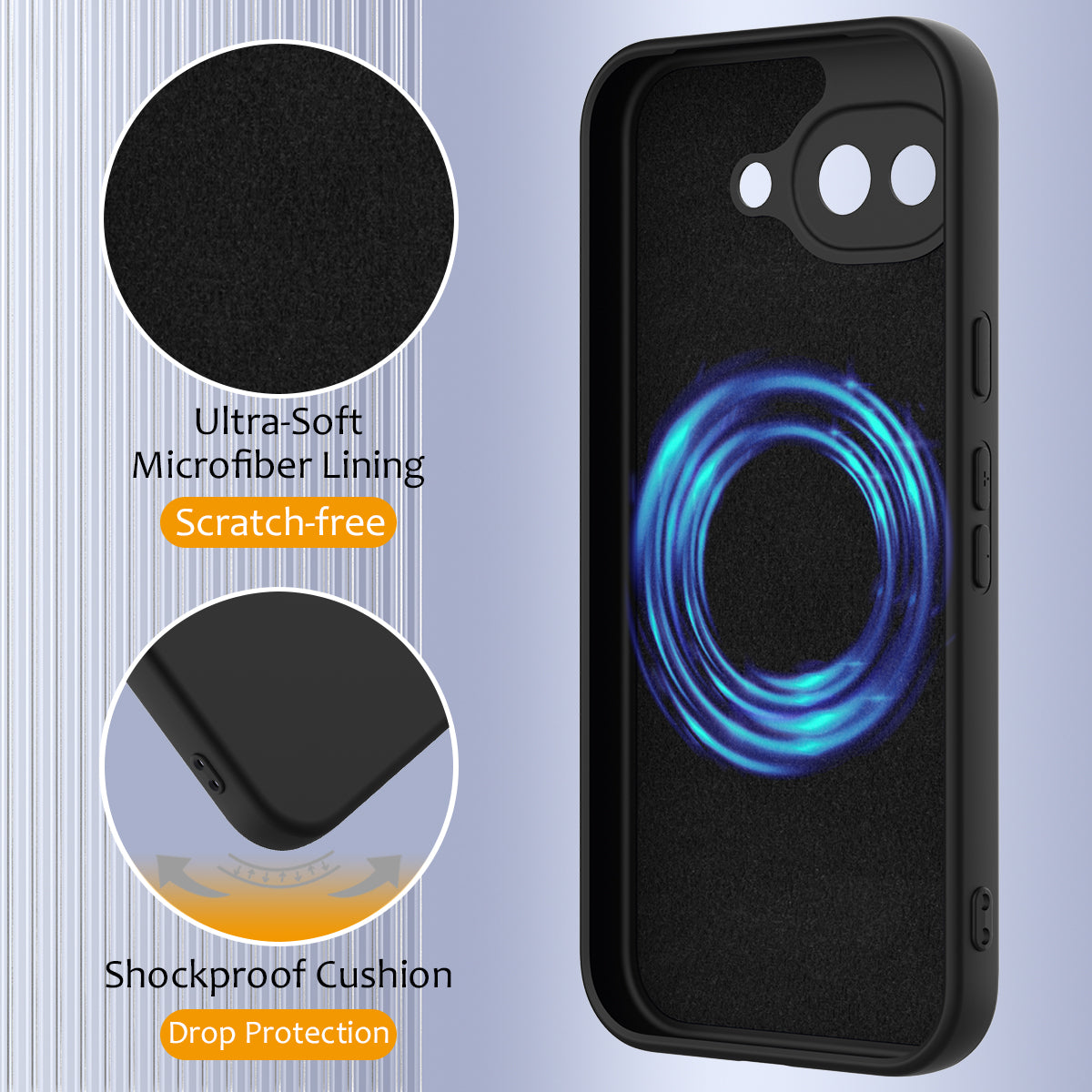 Til Google Pixel 10a Magnetisk Cover Stødsikkert Flydende Silikone Telefoncover
