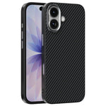 ABEEL For iPhone 17 Magnetic Case Carbon Fiber Texture TPU PC PU Phone Back Cover