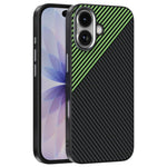 ABEEL For iPhone 17 Magnetic Case Carbon Fiber Texture TPU PC PU Phone Back Cover