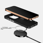 ABEEL For iPhone 16 Pro Case Compatible with MagSafe Carbon Fiber Texture TPU PC PU Phone Back Cover