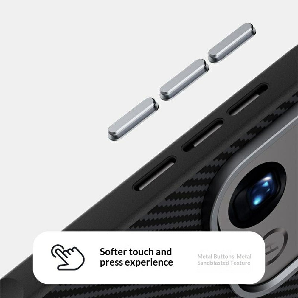 ABEEL For Oppo Find X9 5G Magnetic Case Slim Carbon Fiber Texture TPU PC PU Phone Back Cover