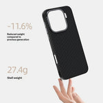 ABEEL For Oppo Find X9 Pro 5G Magnetic Case Slim Carbon Fiber Texture TPU PC PU Phone Back Cover