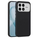 ABEEL magnetisk cover til Xiaomi Redmi K90 5G / Poco F8 Pro 5G, slankt bagsidecover i TPU, PC og PU med kulfibertekstur