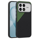 ABEEL magnetisk cover til Xiaomi Redmi K90 5G / Poco F8 Pro 5G, slankt bagsidecover i TPU, PC og PU med kulfibertekstur