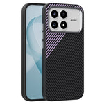 ABEEL magnetisk cover til Xiaomi Redmi K90 5G / Poco F8 Pro 5G, slankt bagsidecover i TPU, PC og PU med kulfibertekstur