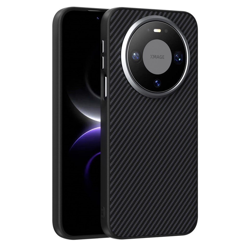 ABEEL For Huawei Mate 80  /  80 Pro Magnetic Case Slim Carbon Fiber Texture TPU PC PU Phone Back Cover
